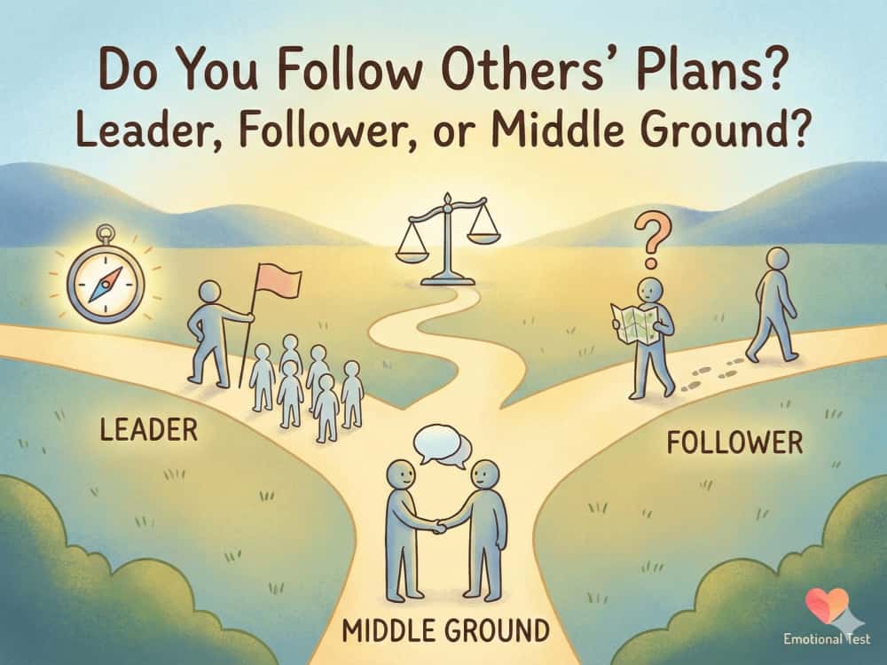 Do You Follow Others’ Plans? 🗺️—Leader, Follower, or Middle Ground?