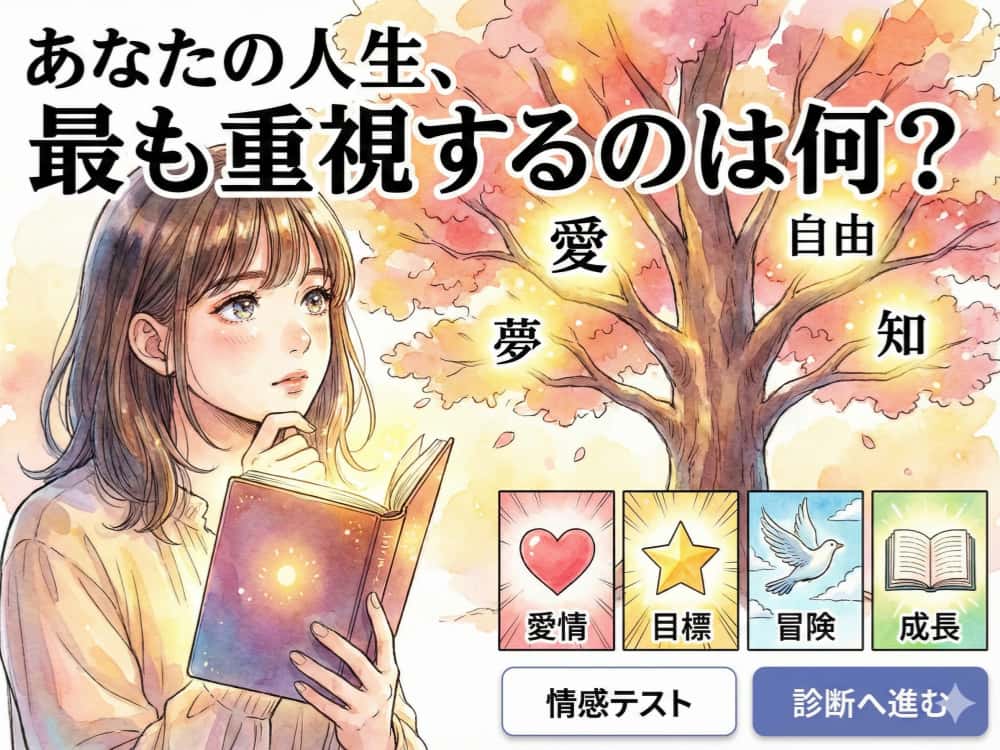 あなたの人生、最も重視するのは何？[emoji:1f90d[/emoji]