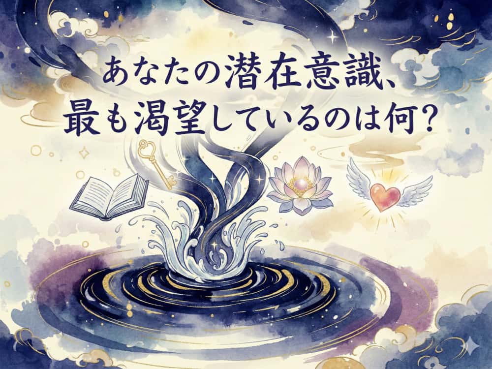 あなたの潜在意識、最も渇望しているのは何？[emoji:1f92b[/emoji]
