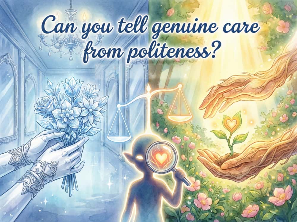 Can You Tell Genuine Care from Politeness? 🤍